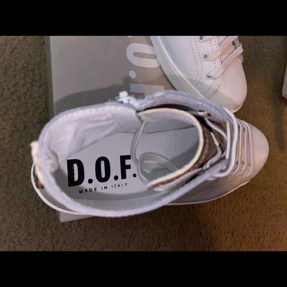 DOF Freya White Almond/ Snake Hightops - Picture 3 of 5